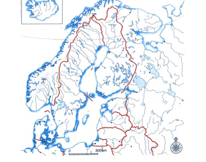 Suomen lähialueet - saaret, vuoret, järvet, jne. Quiz