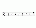 Bass Clef Staff Notes