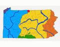 Pennsylvania watersheds and rivers