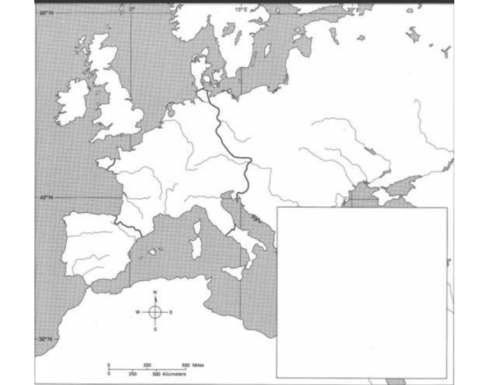 Charlemagne S Empire Map Printable Worksheet