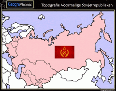 Topografie van voormalige Sovjetrepublieken