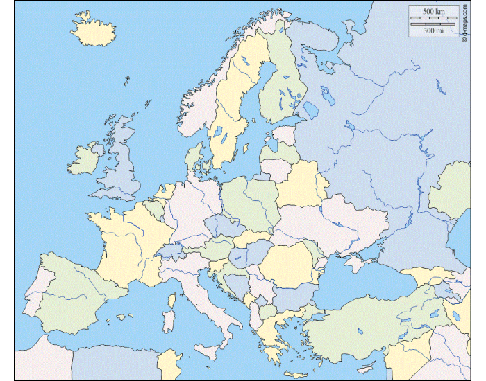 Euroopan järviä ja jokia Quiz