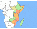 Countries of East Africa - Shape Quiz
