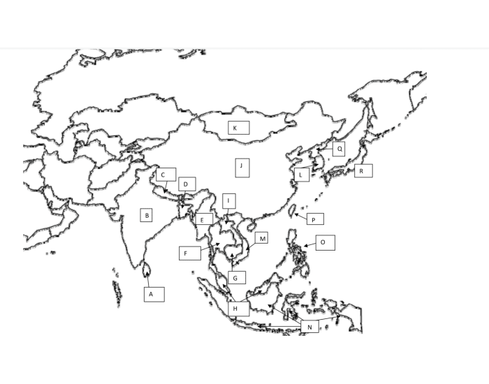 Asia Practice Quiz