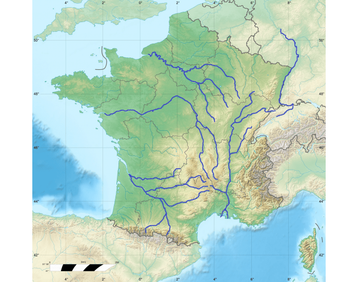 Franciaország legnagyobb folyói Quiz