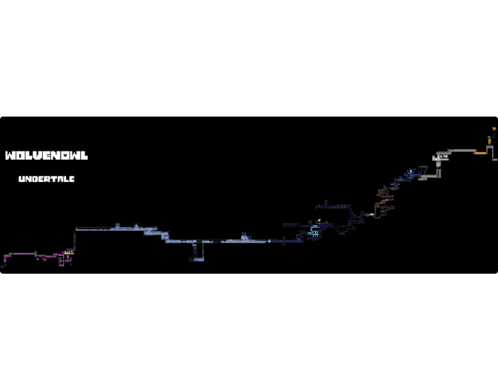 Undertale map — Printable Worksheet