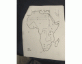 africa physical map 
