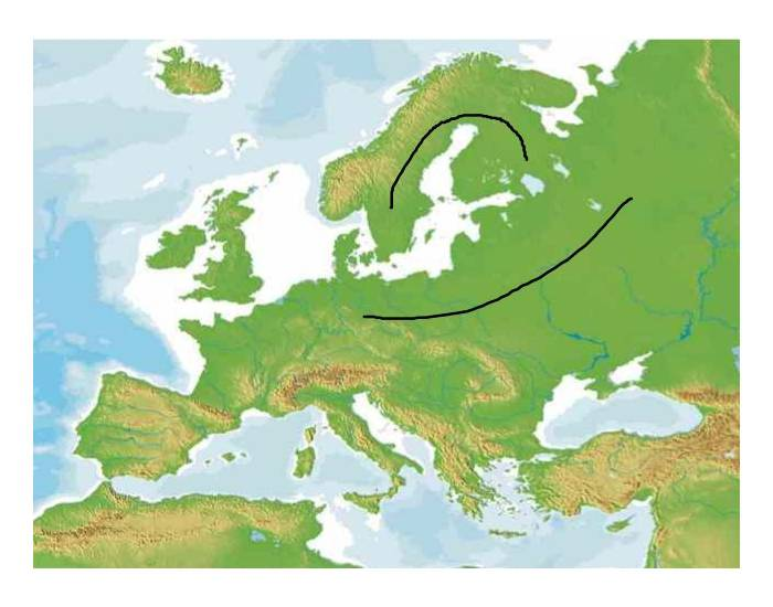 European Landforms and Bodies of Water Quiz