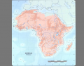 Main rivers of Africa.