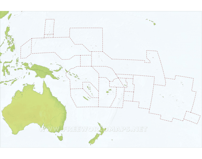 Oceana Map Printable Worksheet