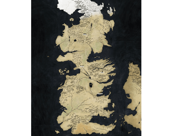 Game of Thrones, Westeros Map — Printable Worksheet