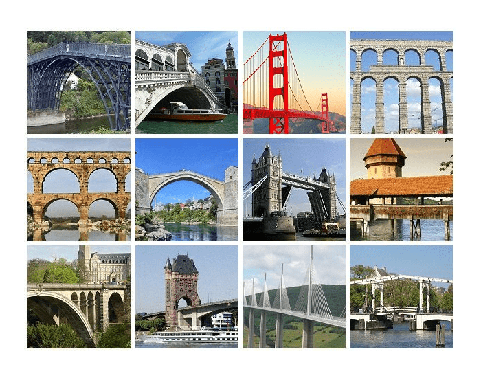 12 Pictures # Bridges Quiz