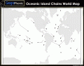 Oceanic Island Chains World Map