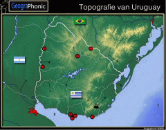 Topografie van Uruguay