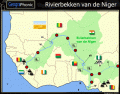 Topografie: Rivierbekken van de Niger