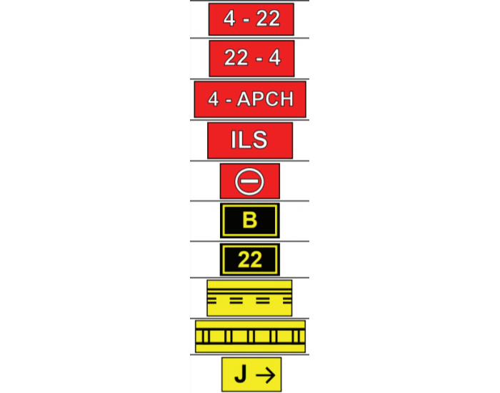 4 Apch Sign Airport Signs and Markings — Printable Worksheet