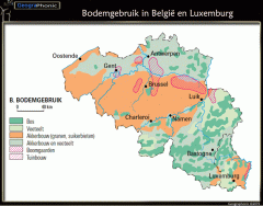 Bodemgebruik in België en Luxemburg