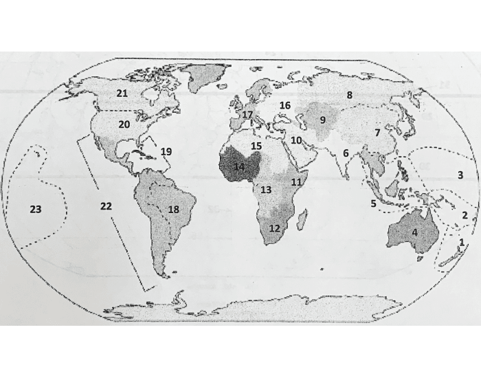 World Map Ractice World Regions Map Practice Quiz