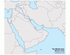 Countries AND waterways of the Middle East