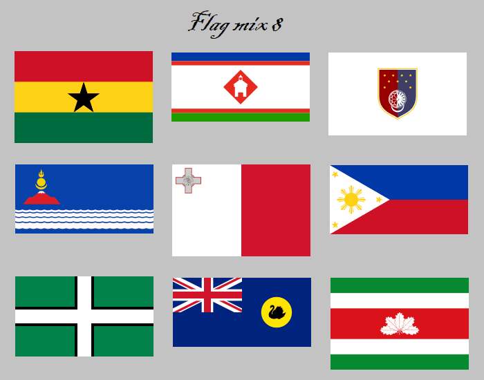 16 Country Flag Mashup Quiz - By Actreal