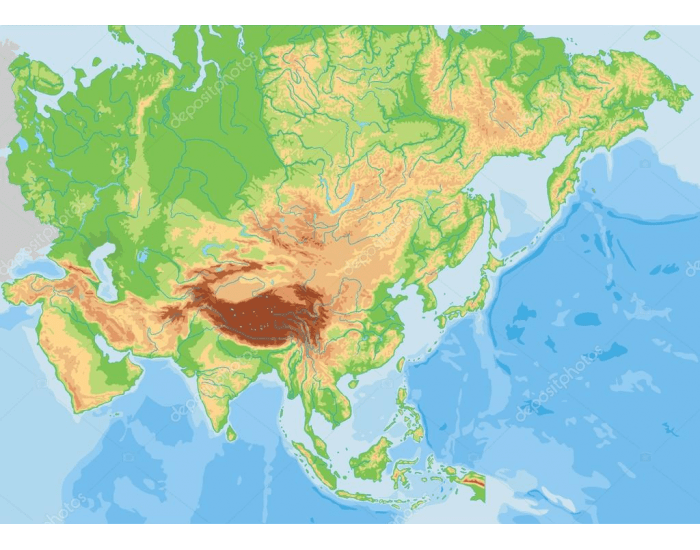 Mapa azji tereny Quiz