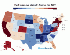 Most Expensive States in America 2019