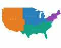 4 Regions of The USA