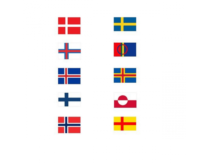 Nordens flaggor Quiz