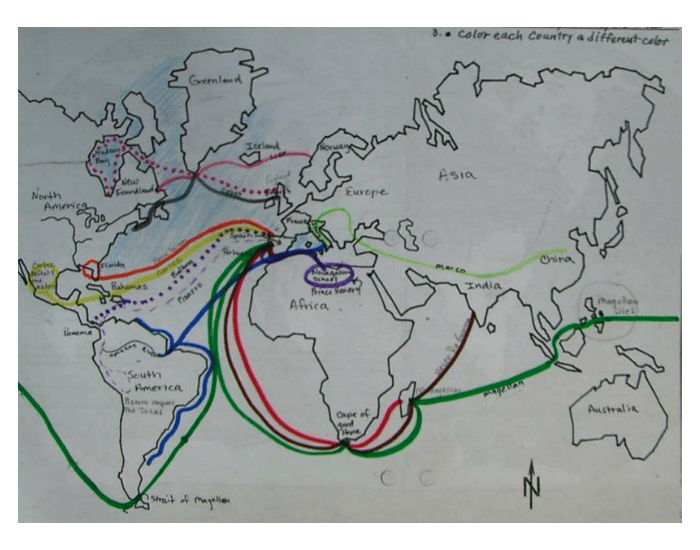 European Explorer Routes Quiz