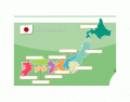 japan area map