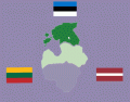 Baltic States and their Flags