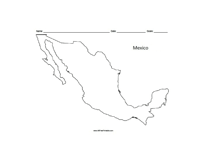 Mexico Map Test Quiz