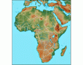Африка - 25 најголеми држави по површина