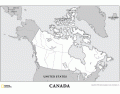 Canada: Physical Map