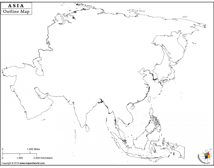 Mapa Fizyczna Azji Quiz 1205