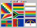 Colorful flags