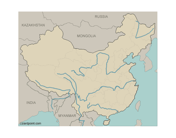 China Geographical Map Quiz