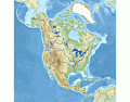 Релјефни облици во Северна Америка