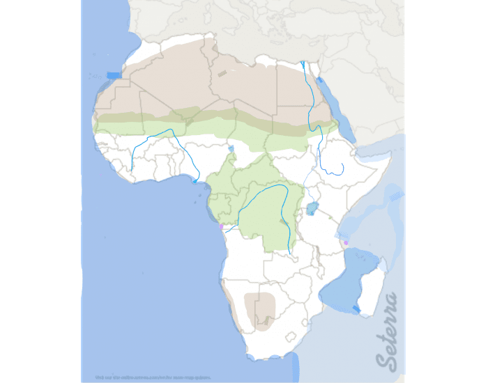 Sub Saharan Rivers Sub-Saharan Africa Map Landforms,Cities,Rivers,etc Quiz