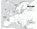 Europe Map Labeling (Capitals/Countries)