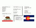 City Nicknames of California (Continued) and Colorado