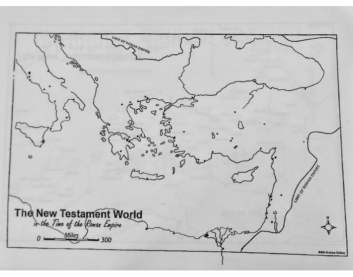 The New Testament World Map Quiz