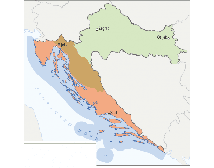 Regije Hrvatske 5. r - pp Quiz