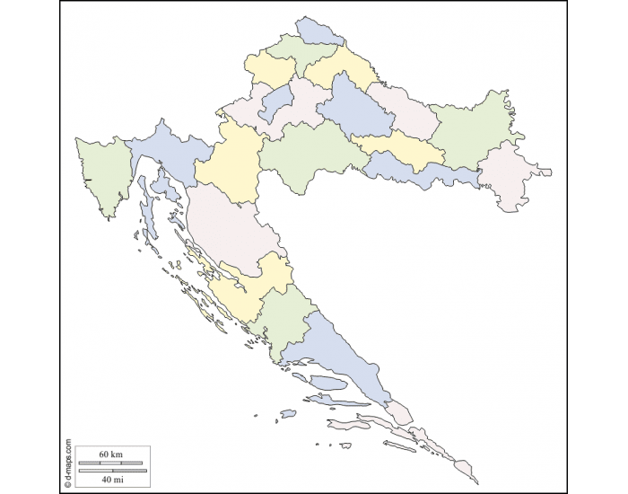 Hrvatska - županije Quiz