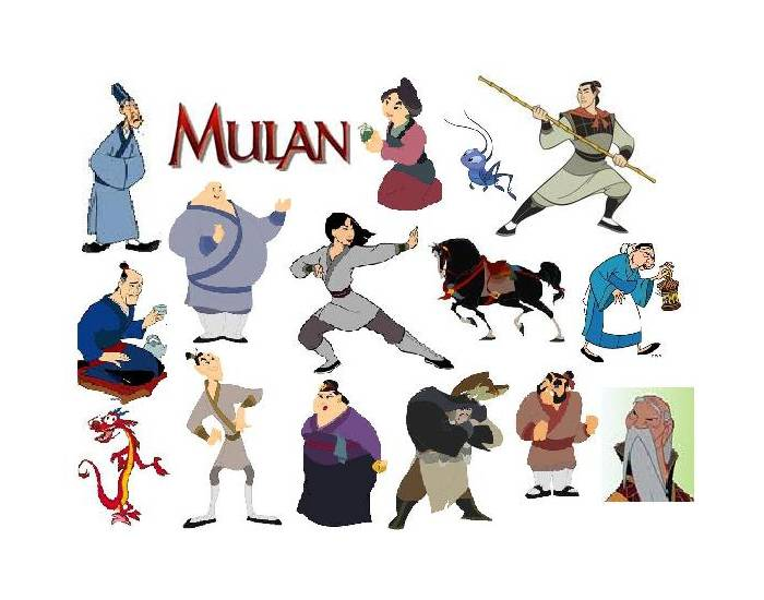 all mulan characters