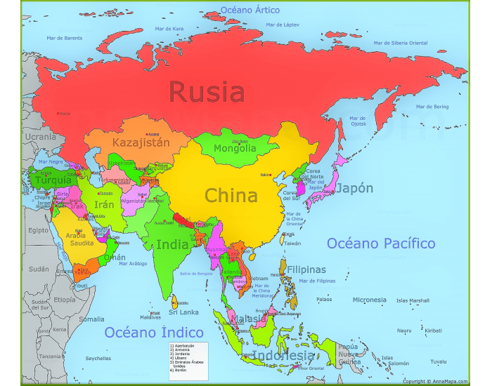 Capitales de Asia Quiz