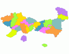 Eastern Macedonia and Thrace: municipalities