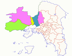Attica - West Attica: municipalities