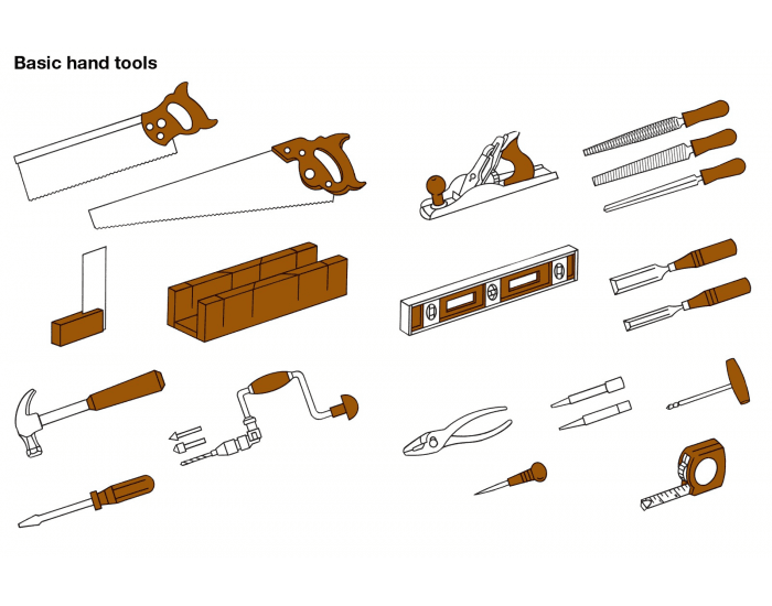 Hand tools interactive worksheet