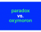 Oxymoron vs Paradox